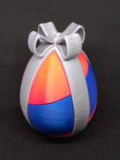 Wrapped Egg – Single Extruder 3D Printer Model