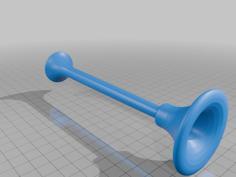 Old Style Stetoscope 3D Printer Model