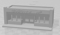 N Scale Small Town Building 2 – Blockbuster Video 3D Printer Model