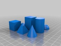 Simple Shapes 3D Printer Model