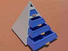 Pyramid Drawers 3D Printer Model