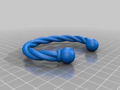 Viking Arm Ring 3D Printer Model