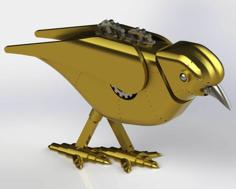 Clockwork Songbird 3D Printer Model