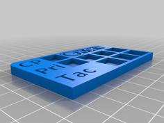 Kill Team Single Player Dice Score Tracker – CSKT Logo 3D Printer Model