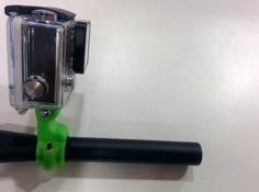 GoPro On Paintball Barrel 3D Printer Model