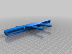 Axial Scx10 Ii Rear Bumper (slim) 3D Printer Model