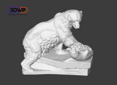 Polar Bear Sculpture (3D Scan) 3D Printer Model