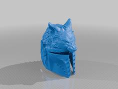 MANDALORIAN WOLF HELMET 3D Printer Model