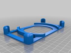 Customizable Cell Phone Charger Pad Holder 3D Printer Model