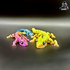 Little Grass Dragon – Articulated – Print In Place – Flexi – No Supports – Fantasy 3D Printer Model