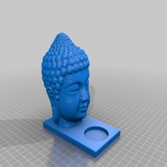 Buddha Tealight Candle Holder 3D Printer Model