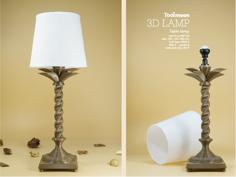 Tree Table Lamp 3D Printer Model