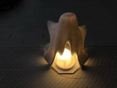 Halloween Ghost With Tea Light Holder 3D Printer Model