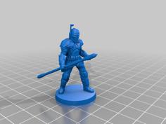 Mandalorian Character (Marauder/Melee Electrostaff) 3D Printer Model