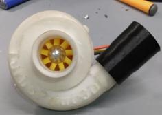 Brushless Turbine Air Pump ( Supercharger) 3D Printer Model