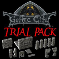 GOTHIC CITY (TILESCAPE 2.0) TRIAL PACK – OUR NEW KICKSTARTER IS NOW LIVE!!! 3D Printer Model