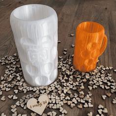 Masskrug – Bavarian Beerstein 3D Printer Model