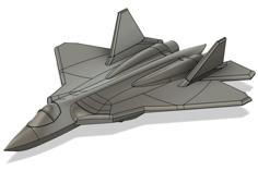 Sukhoi SU-57 3D Printer Model