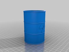 Nuclear Waste Drum 3D Printer Model