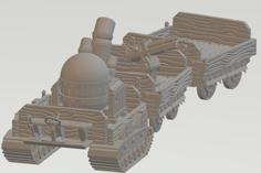 Steampunk Dragon Hunter Battlewagon 3D Printer Model