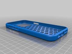 IPhone 15 PRO MAX – Cover Hexagon Design 3D Printer Model