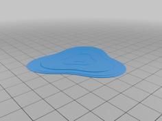 OpenLock Divided Pond Terrain 3D Printer Model