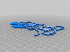 Mickey Mouse Wall Art 3D Printer Model