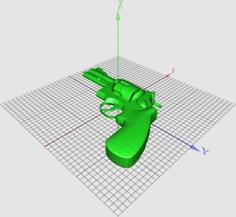 357 Revolver 3D Printer Model