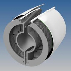 FUNCTIONAL THRUST REVERSER 3D Printer Model