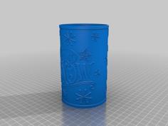 Let It Snow Candle Holder 3D Printer Model