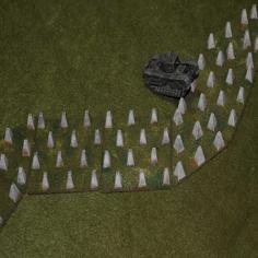 Dragons Teeth Tank Traps 3D Printer Model