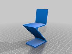 Design Chair – ZigZag 3D Printer Model