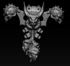 Backpack Chaos NightLords 3D Printer Model