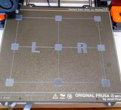 Slim 3×3 Bed Level Calibration 3D Printer Model