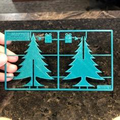 Christmas Tree Kit Card 3D Printer Model