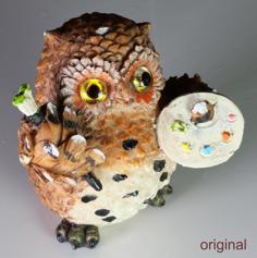 Owl Artist V1 3D Scan 3D Printer Model