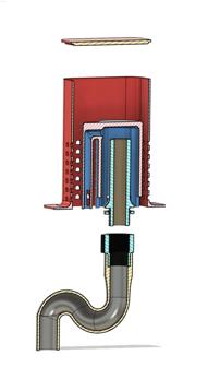 Aquaponic Bell Siphon 3D Printer Model