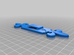 Sliding Door Latch 3D Printer Model