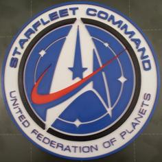 Star Fleet Logo 3D Printer Model