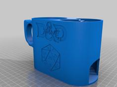 DICE TOWER CAN HOLDER MK1 DND 3D Printer Model