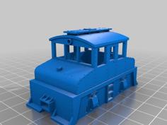 Freelance HO Scale Steeple Cab Switcher Body 3D Printer Model