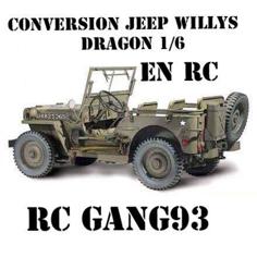 Kit Conversion Jeep DRAGON 1/6 En RC (chassis EXREAL) 3D Printer Model