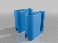 Double Rod Holder For Beach Wagon 3D Printer Model