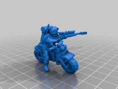 Coyote Biker Cult Alpha 3D Printer Model