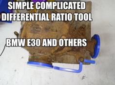 DIFFERENTIAL RATIO TOOL FOR BMW E30 AND OTHERS 3D Printer Model