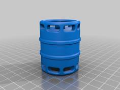 R/C Scale Barrel 3D Printer Model