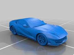 Ferrari 812 Superfast 3D Printer Model