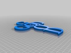 God Is Good Cross 3D Printer Model