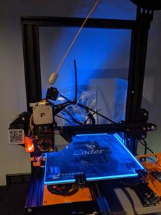 Glass Bed Lighting 3D Printer Model