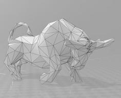 Bull Low Poly 3D Printer Model